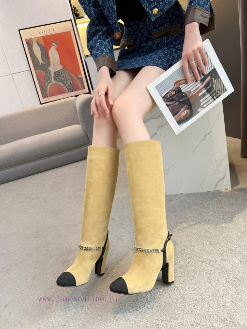 Chanel 2023CHANEL official website synchronous side zipper boots purchasing grade quality ordhoh1bp8 - Image 7