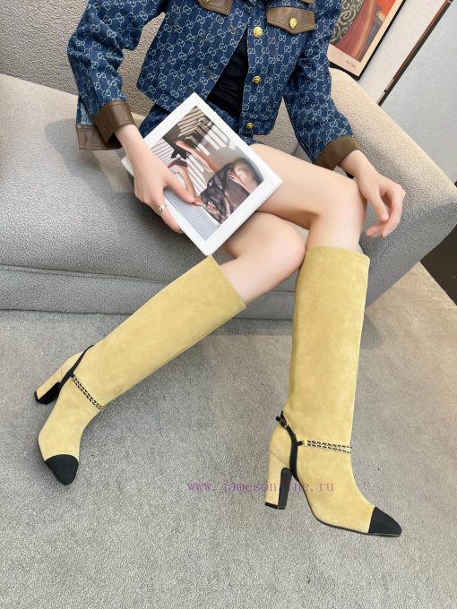 Chanel 2023CHANEL official website synchronous side zipper boots purchasing grade quality ordhoh1bp8 - Image 8
