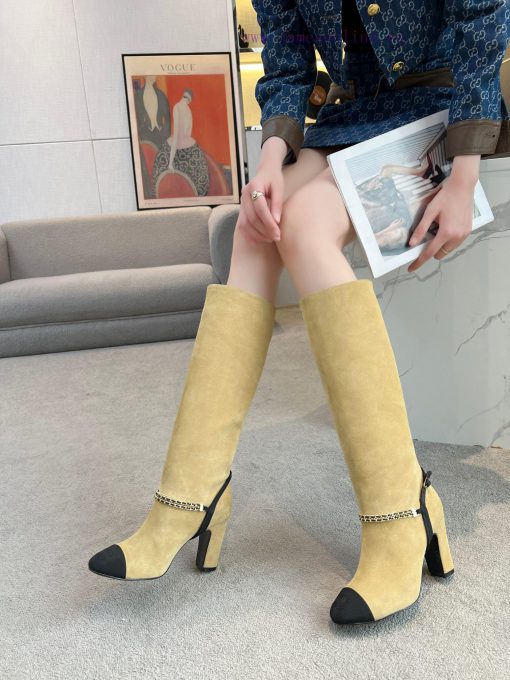 Chanel 2023CHANEL official website synchronous side zipper boots purchasing grade quality ordhoh1bp8 - Image 9