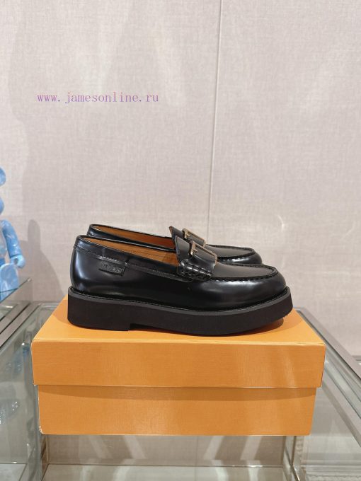 24Ss early spring new Tod's thick soled T-shaped buckle loafersThis Le Fu shoe buckle is decd7ghw8ul - Image 3