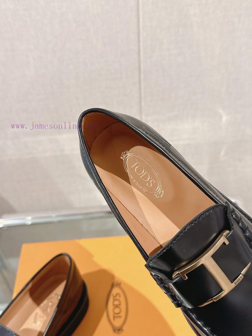 24Ss early spring new Tod's thick soled T-shaped buckle loafersThis Le Fu shoe buckle is decd7ghw8ul - Image 7