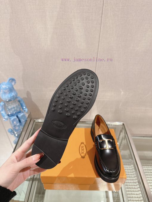 24Ss early spring new Tod's thick soled T-shaped buckle loafersThis Le Fu shoe buckle is decd7ghw8ul - Image 10