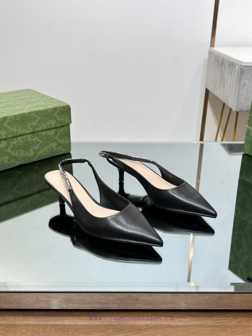 2024 G Home New GUcc 𝐢 Letter Buckle L O G O Chain High Heel Sandals Cat Heel Shoes ️️️Top lcordv8jq - Image 10