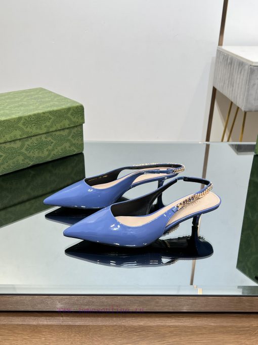 2024 G Home New GUcc 𝐢 Letter Buckle L O G O Chain High Heel Sandals Cat Heel Shoes ️️️Top l0knanv2z - Image 3