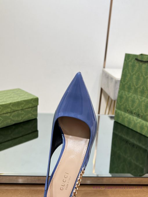 2024 G Home New GUcc 𝐢 Letter Buckle L O G O Chain High Heel Sandals Cat Heel Shoes ️️️Top l11vuxv3c - Image 9