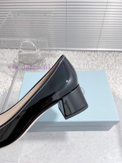 High quality Prada 23 autumn new style square head hardware buckle temperament coarse follow4zvf0rur - Image 7