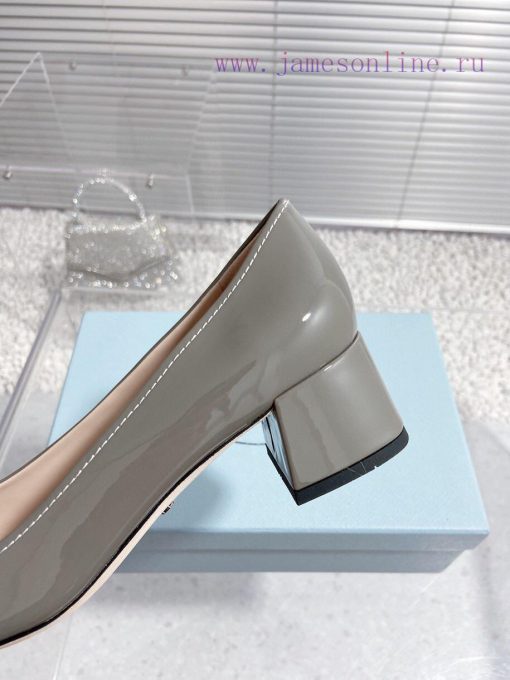 High quality Prada 23 autumn new style square head hardware buckle temperament coarse followw5ch3f7r - Image 7