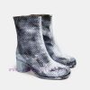 Maison Margiela 24 Early Spring New Knitted 6cm Split Toe Short Boots, Original One to One Crm6i8485