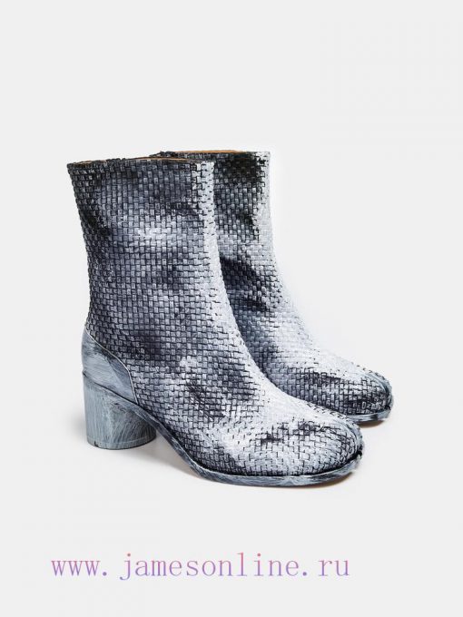 Maison Margiela 24 Early Spring New Knitted 6cm Split Toe Short Boots, Original One to One Crm6i8485 - Image 2