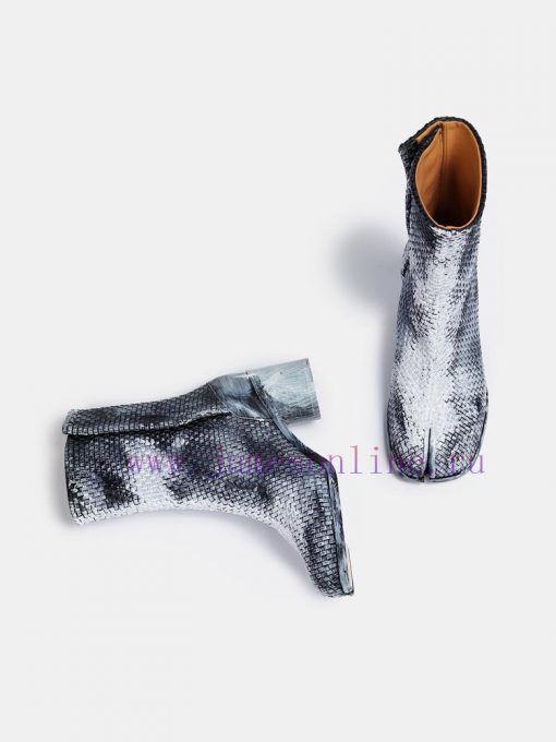 Maison Margiela 24 Early Spring New Knitted 6cm Split Toe Short Boots, Original One to One Crm6i8485 - Image 3