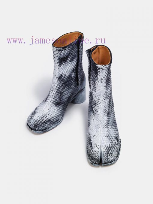 Maison Margiela 24 Early Spring New Knitted 6cm Split Toe Short Boots, Original One to One Crm6i8485 - Image 6
