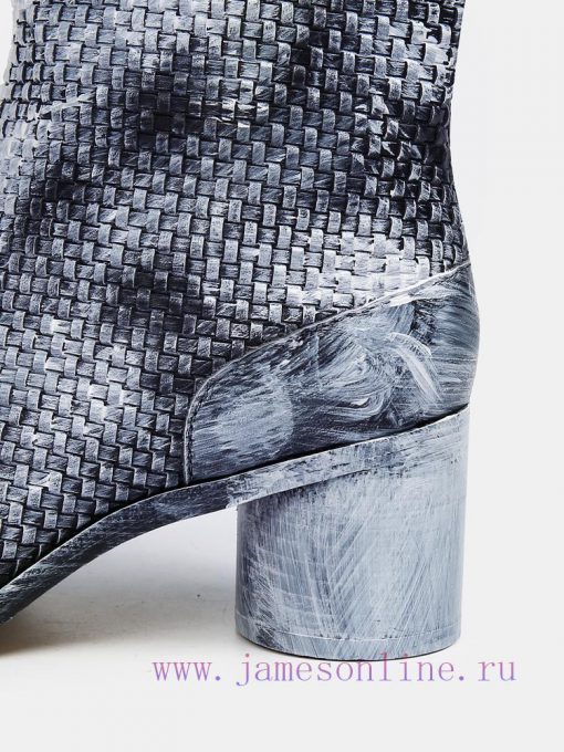 Maison Margiela 24 Early Spring New Knitted 6cm Split Toe Short Boots, Original One to One Crm6i8485 - Image 10