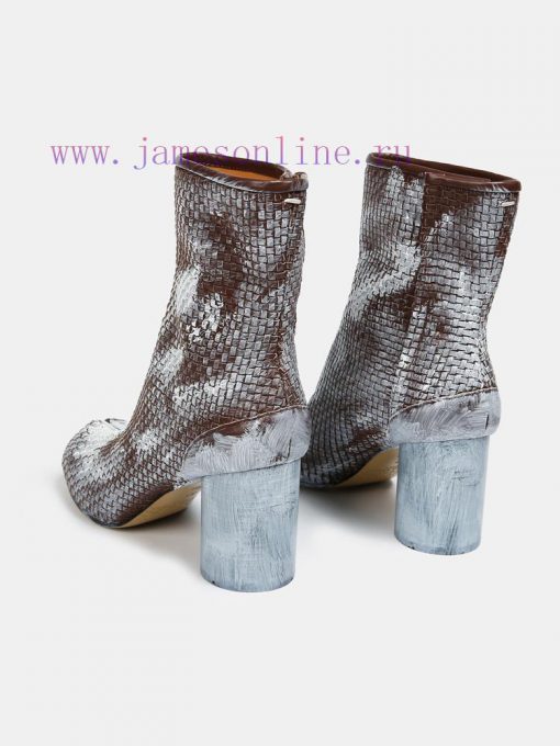 Maison Margiela 24 Early Spring New Knitted 8cm Split Toe Short Boots, Original One to One Cn4qluskr - Image 7