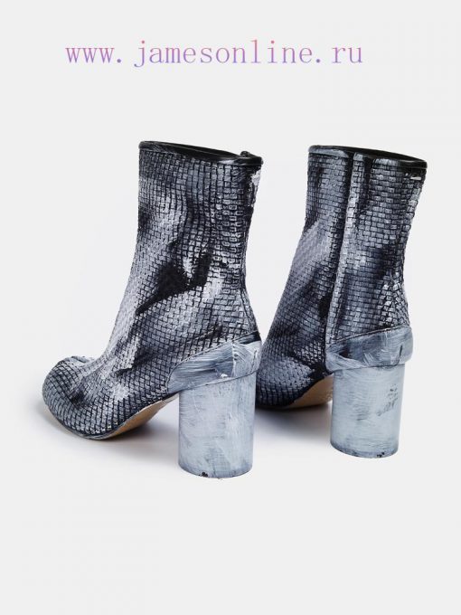 Maison Margiela 24 Early Spring New Knitted 8cm Split Toe Short Boots, Original One to One Cyh8h6clm - Image 6