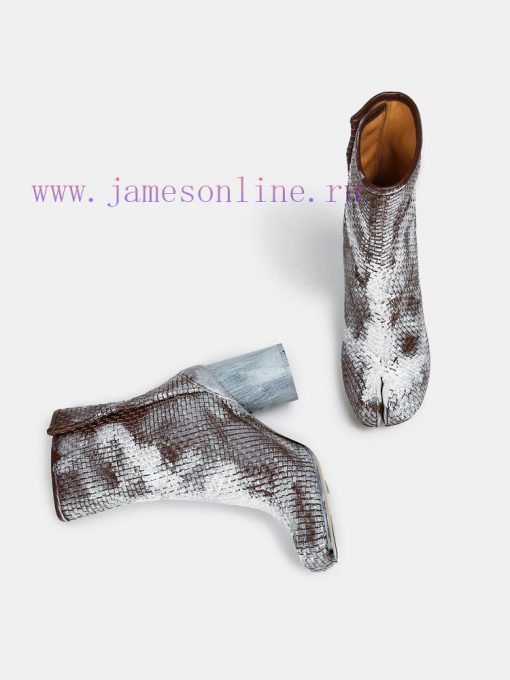 Maison Margiela 24 Early Spring New Knitted 8cm Split Toe Short Boots, Original One to One Cn4qluskr - Image 10