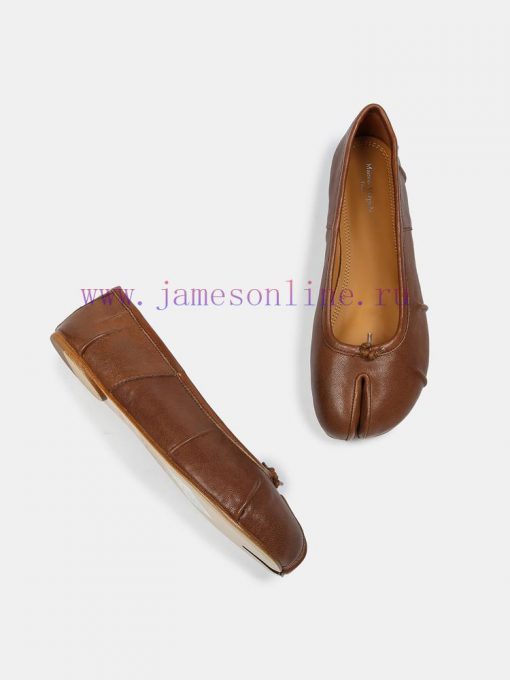 Maison Margiela 24 Early Spring New Wrinkle New Split Toe Flat Shoes, Original One to One Crpb6hvxmf - Image 5