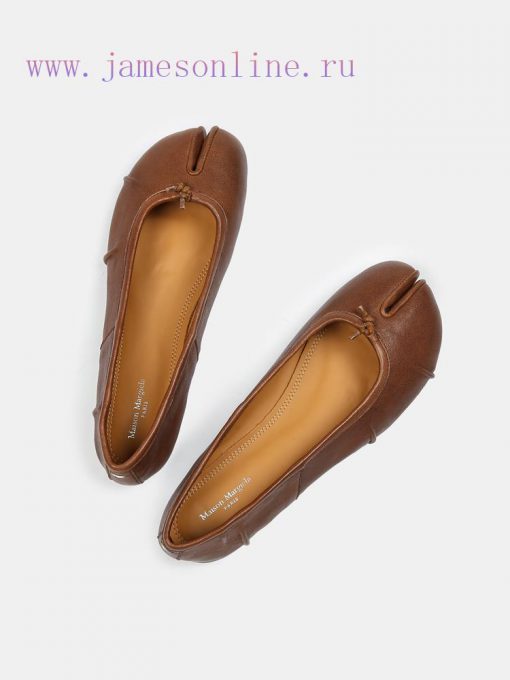 Maison Margiela 24 Early Spring New Wrinkle New Split Toe Flat Shoes, Original One to One Crpb6hvxmf - Image 7