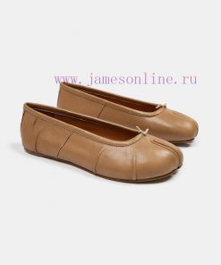 Maison Margiela 24 Early Spring New Wrinkle New Split Toe Flat Shoes, Original One to One Crhvarhy89