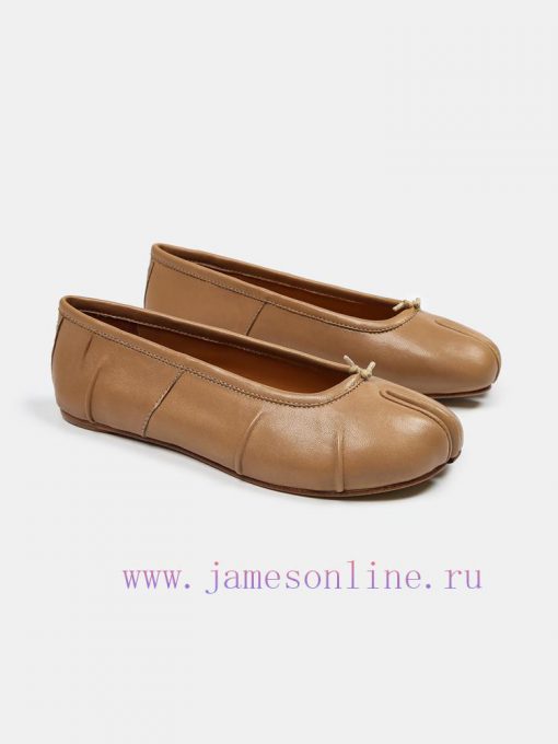 Maison Margiela 24 Early Spring New Wrinkle New Split Toe Flat Shoes, Original One to One Crhvarhy89 - Image 2