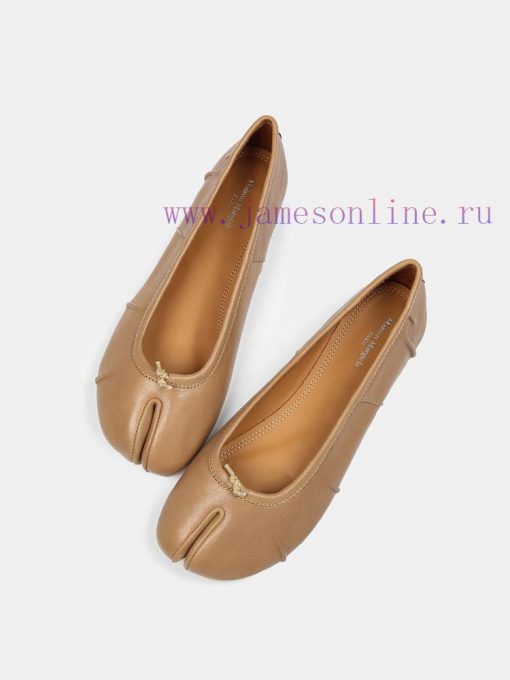 Maison Margiela 24 Early Spring New Wrinkle New Split Toe Flat Shoes, Original One to One Crhvarhy89 - Image 5