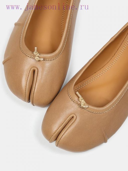 Maison Margiela 24 Early Spring New Wrinkle New Split Toe Flat Shoes, Original One to One Crhvarhy89 - Image 8