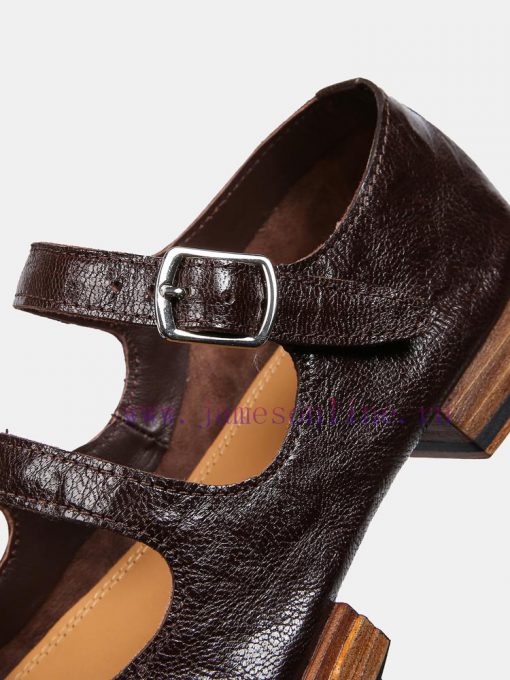 Star Shoemaker 24 Early Spring iFashion Seasonal New Product Retro Washed Split Toe Single S2casfaxk - Image 7