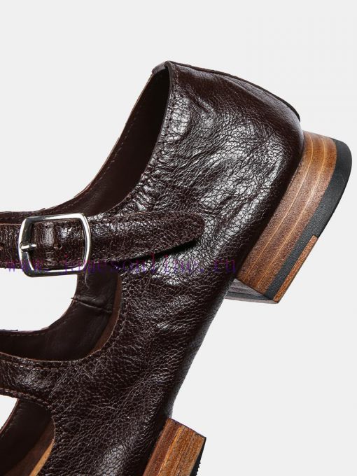Star Shoemaker 24 Early Spring iFashion Seasonal New Product Retro Washed Split Toe Single S2casfaxk - Image 8