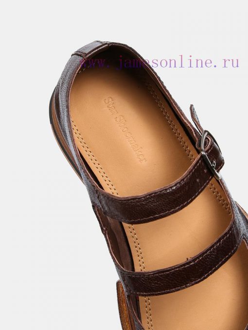Star Shoemaker 24 Early Spring iFashion Seasonal New Product Retro Washed Split Toe Single S2casfaxk - Image 9