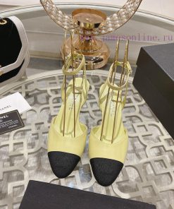 Chanel | Chanel 24ss Spring/Summer New ProductsCat heel empty sandalsThis season's macaron c3tohaq3n
