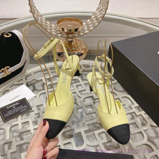 Chanel | Chanel 24ss Spring/Summer New ProductsCat heel empty sandalsThis season's macaron c3tohaq3n - Image 3