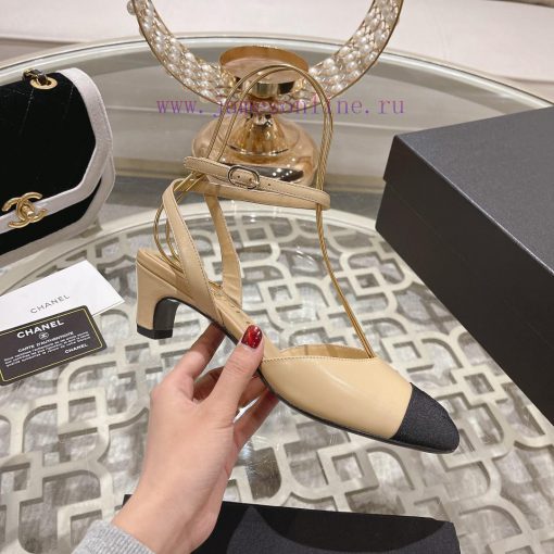 Chanel | Chanel 24ss Spring/Summer New ProductsCat heel empty sandalsThis season's macaron ca3hug29l - Image 3