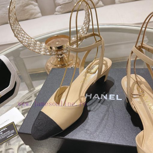 Chanel | Chanel 24ss Spring/Summer New ProductsCat heel empty sandalsThis season's macaron ca3hug29l - Image 7