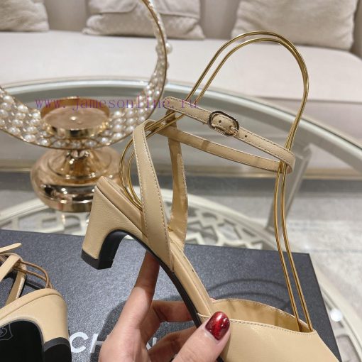 Chanel | Chanel 24ss Spring/Summer New ProductsCat heel empty sandalsThis season's macaron ca3hug29l - Image 9