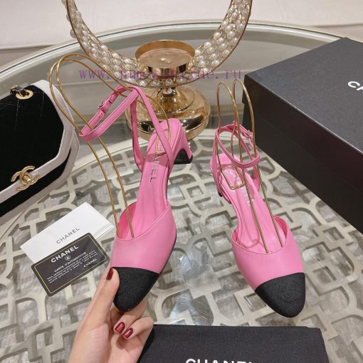 Chanel | Chanel 24ss Spring/Summer New ProductsCat heel empty sandalsThis season's macaron c9f6rsi3s - Image 3