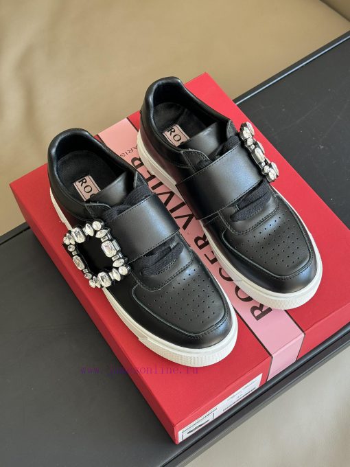 roger vivier ss24 new arrival-～RV 24 Spring/Summer Diamond Button White Shoes New ProductMadin6lm40r - Image 3
