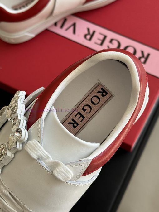 roger vivier ss24 new arrival-～RV 24 Spring/Summer Diamond Button White Shoes New ProductMadn56lz55n - Image 7