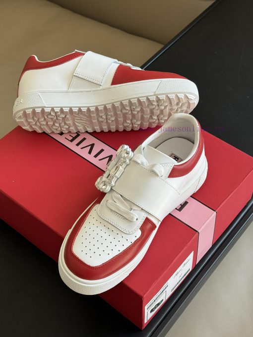 roger vivier ss24 new arrival-～RV 24 Spring/Summer Diamond Button White Shoes New ProductMadn56lz55n - Image 8