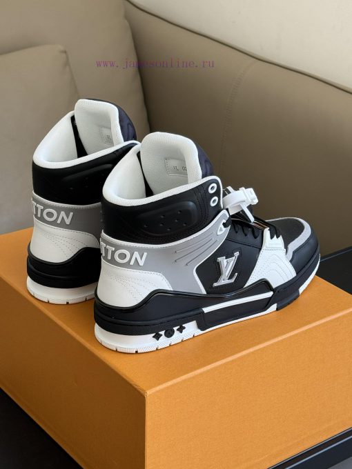 Trainer High Top 24 Color Male SizeSuper cool and stylish sports style, made of calf leatherk7y2fax3 - Image 4