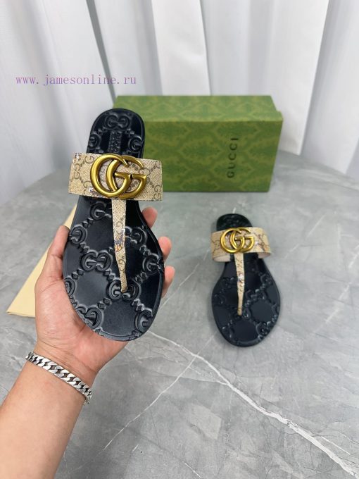 Upgraded Gucci Double G Buckle Ribbon Square Head Flat Bottom Slippers, Trading Company Ordeyov5qq8z - Image 7
