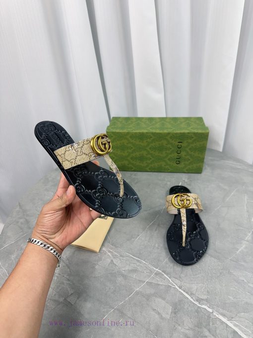 Upgraded Gucci Double G Buckle Ribbon Square Head Flat Bottom Slippers, Trading Company Ordeyov5qq8z - Image 8