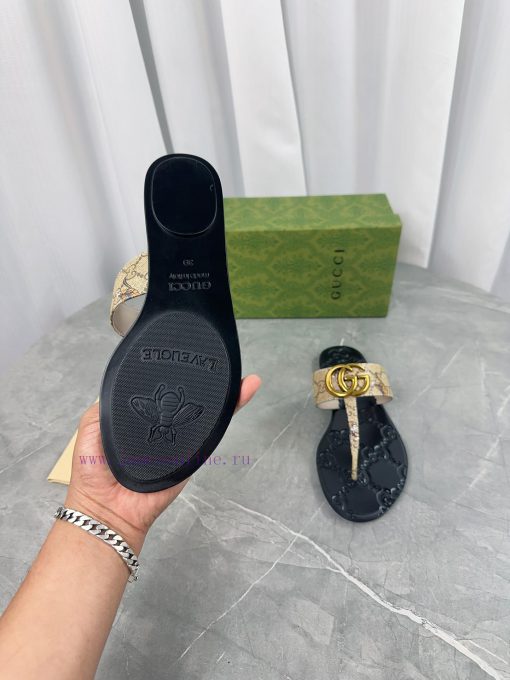 Upgraded Gucci Double G Buckle Ribbon Square Head Flat Bottom Slippers, Trading Company Ordeyov5qq8z - Image 11