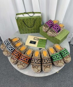 2024 GucciGucci's latest limited edition thick soled slippers of top quality are available fofnvzc58