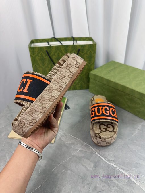 2024 GucciGucci's latest limited edition thick soled slippers of top quality are available fofnvzc58 - Image 7