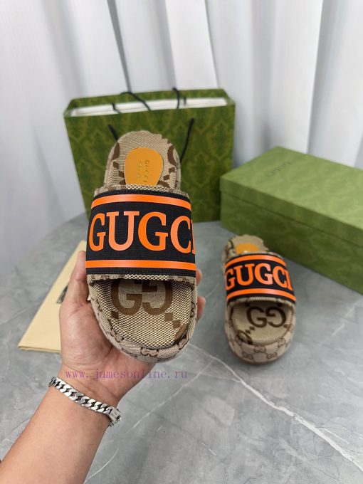 2024 GucciGucci's latest limited edition thick soled slippers of top quality are available fofnvzc58 - Image 10