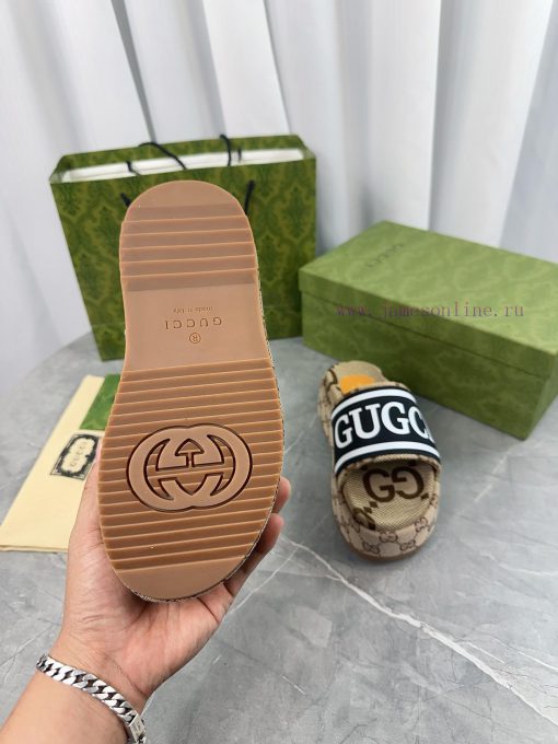 2024 GucciGucci's latest limited edition thick soled slippers of top quality are available fgg5te7o7 - Image 8