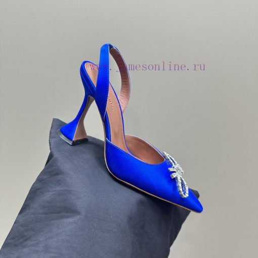 Amina Muaddi Sparkling Diamond Bow Beautiful Fashion ShoesAuthentic 11 Remastered Top Qualitlhotdaxy - Image 8