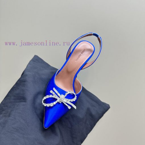 Amina Muaddi Sparkling Diamond Bow Beautiful Fashion ShoesAuthentic 11 Remastered Top Qualitlhotdaxy - Image 9