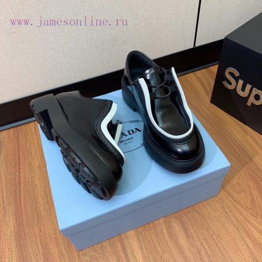 Prada fashion show thick soled loafers look cool and tall when worn. These shoes are very cobjjfht9w - Image 3