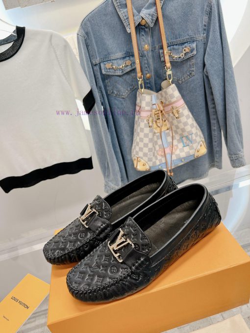 𝐋𝐨𝐮𝐢𝐬𝐕𝐮𝐢𝐭𝐭𝐨𝐧 Purchasing grade full new bean shoes, classic and versatile, exquisite oil edgedl08myn0 - Image 4