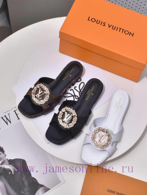 LV sandals have been shipped with rose/rose official website and updated with LV special oldzc980ikn - Image 3